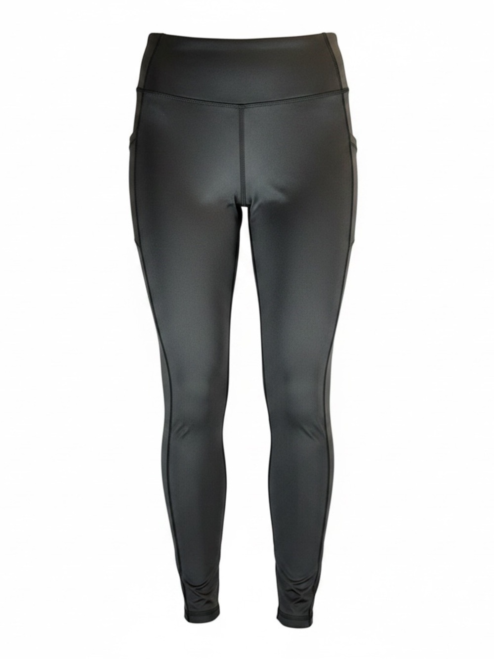High-Waist Black Performance Leggings